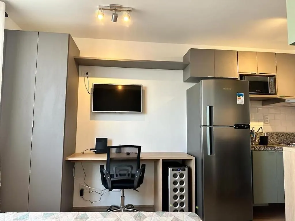 Los Angeles Studio No Bras Com Piscina/Metro Bras Сан-Пауло Апартаменты